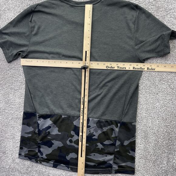 Nike Shirt Mens Medium Camo Training Top Tee Two Tone Dri Fit CJ5202 - Picture 9 of 11